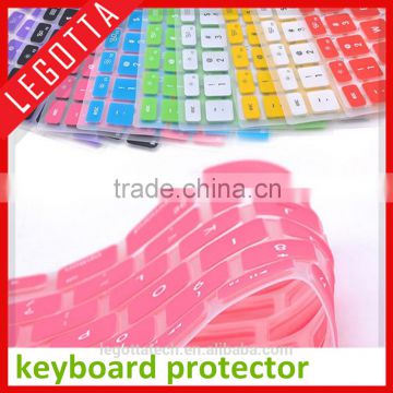 Wholesale high quality cheap silicone colored pc keyboard skin protector