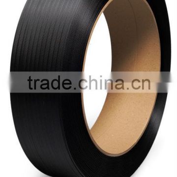 pet strapping band with black color and thickness0.4mm to 1.5mm