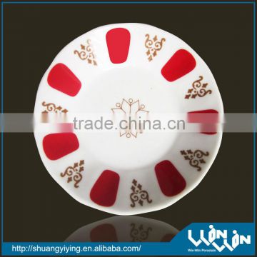 porcelain decal coffee cup and saucer wwc13055