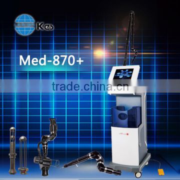 Air Cooling CO2 Fractional Warts Removal Laser Machine For Removing Freckles Tattoo /lip Line Removal