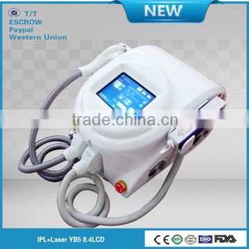 2014 Hottest 2 IN 1 ipl rf tattoo removal laser for beauty salon (CE,ISO)