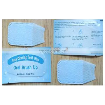 teeth whitening finger wipe for home use