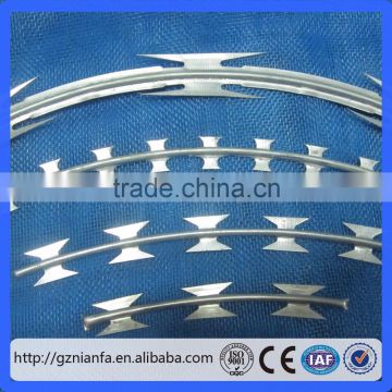 Hot Galvanized Concertina Razor Barbed Wire (Guangzhou Manufacturer)