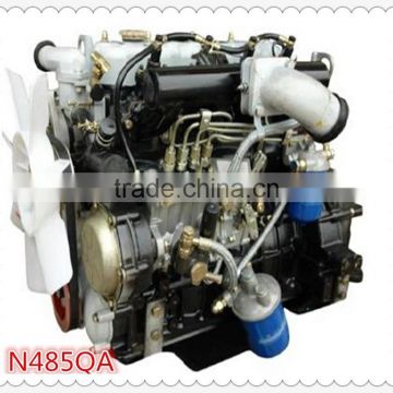All series engine for trucks with less diesel displacement