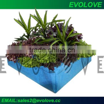 Square fabric vegetable plant pot