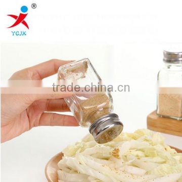 seal Storage for Whole grains/Transparent glass container for candy &tea with transparent lids/caster