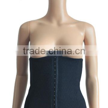 Jacquard black waist training corsets wholesale/mature women sexy lingerie corset