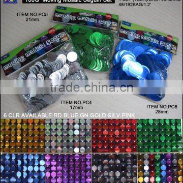 (PC4) 100g Moving Mosaic Sequin Set