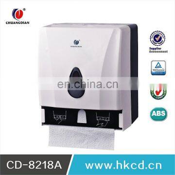 Bathroom Accessories N Fold Tissue Paper Hand Towel Dispenser Cheap Hotel Plastic Waterproof Rolling Toilet Tissue Paper