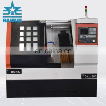 T-Slotted rear cross slide 1.8 spindle hole FMS-MAX CNC lathe