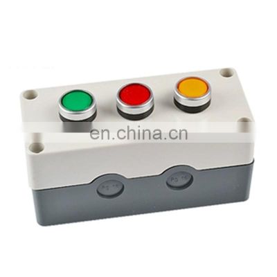 waterproof button switch emergency stop industrial handhold control box, Push Button Switch Control Station Box