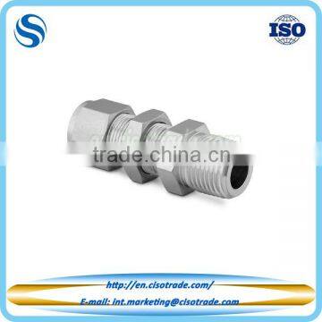 Double ferrule compression fitting, Male connector for metric tubes