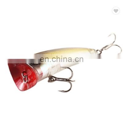 wholesale high quality 7cm 11g artificial freshwater  saltwater  floating popper  hard body bait  fishing  lures