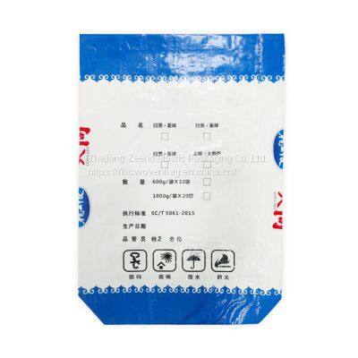 25kg bopp printing empty laminated pp woven bag pp woven sack bag recycled pp woven bag