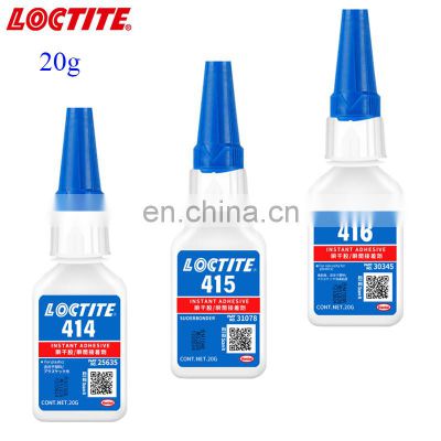 20g Loctiter 414 415 416 Super Glue Instant Adhesive Universal Type Sticky Plastic Rubber Quick-drying Glue