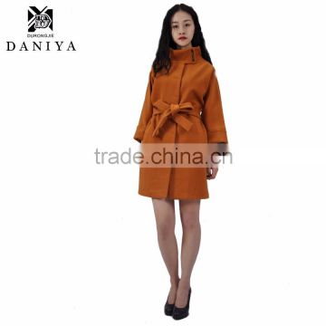 latest women coats high fashion long slim spring winter lady coat factory beijing china