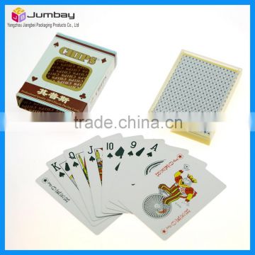 Club Poker Playing Cards Packed In Plastic Box and Sleeve Paper Box