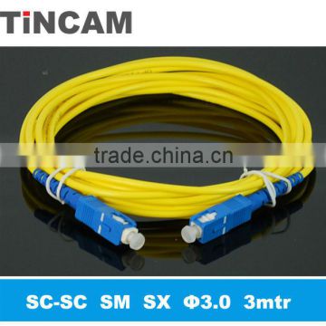 single mode single fiber duplex fiber optic patch cord