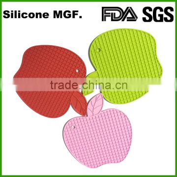 Green color new arrival silicone heat resistant cup mat hot amazon sellers