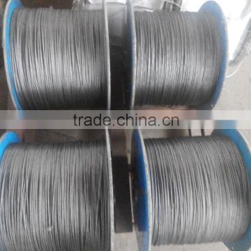 steel wire rope with 1*19, ungalvanized steel wire rope manufacturer