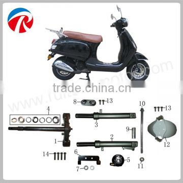 Motorcycle steering stem,.absorber,bearing race assy,counter,front wheel fender