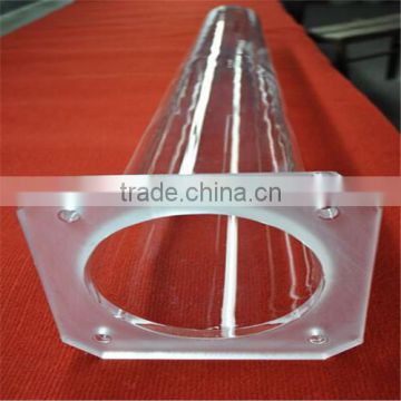 ZHENG ZHOU STA ISO quality special shape quartz glass collar tube