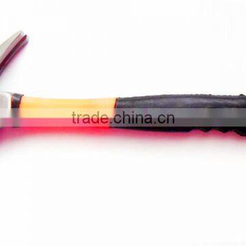 Polishing surface claw hammer with steel handle