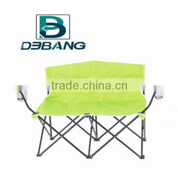 Folding Double Camping Chair With Cup Holder