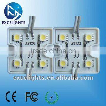 outdoor waterproof smd led module 5050 for illuminated sign 12v super bright 4 chips 5050 White LED Module