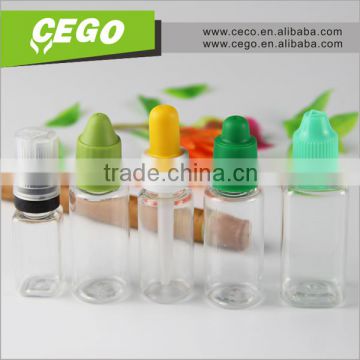 High Quality colored clear black amber 30ml pet plastic e liquid dropper Bottle