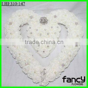 68 heads white wedding decoration materials with diamond
