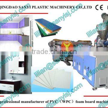 wood-plastic board making machine (1220mm width)/pvc foam board machine