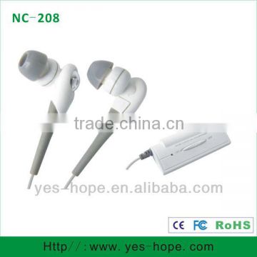 noise cancelling earphone for public trains/bus/airline (disposable use, entry level)