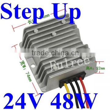 dc dc boost converter step up module 14V 16V 18V 19V 12V step up to 24V rated 2A voltage regulator 48W for Cars