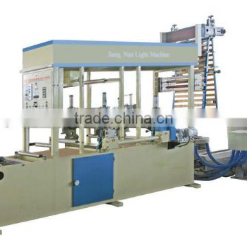 extruding plastic film printing and blowing machine