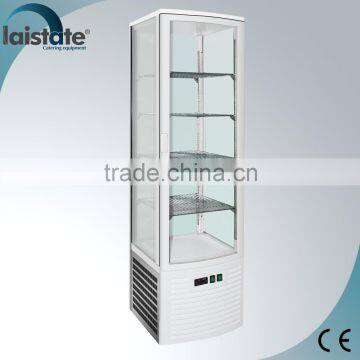Four Side Glass Ventilated Vertical Display Cabinet