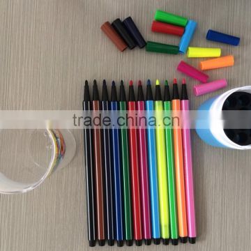 color pen in plastic box for child(back to school ,promotion)