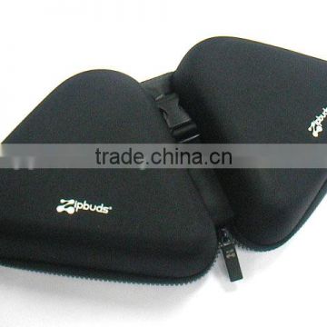 GC- Nylon fabric plastic zipper closure professional triangle eva package