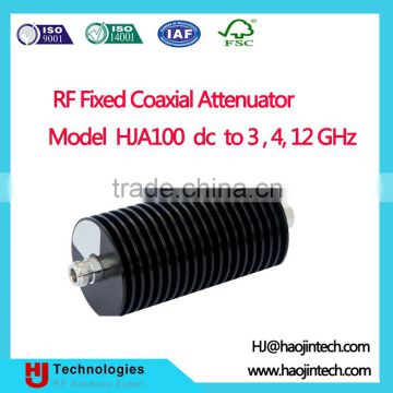 100W High Power , 12GHz Fixed Coaxial Attenuator Model HJA100