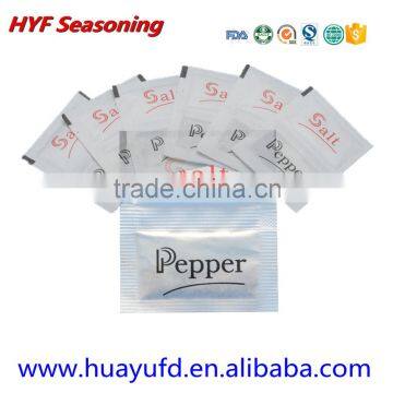 OEm Custom Made small size 4.5*3.8cm Spicy Piper and salt in sachet