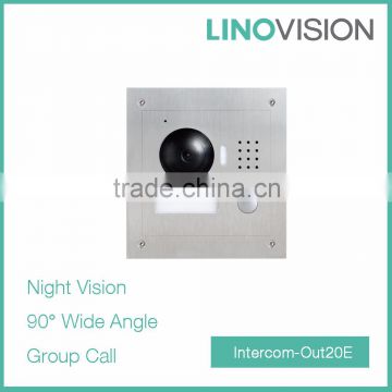 Best Outdoor Station of 2 Way Wired IP Network Intercom System for Villa
