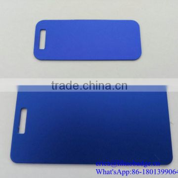 oxidation metal nameplate,blue color metal nameplate