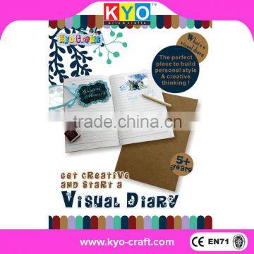 Children DIY handmade craft paper brown