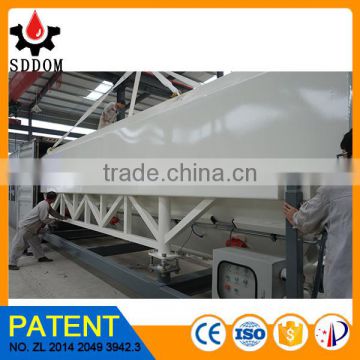 The big capacity cement silo for concrete batching plant with screw conveyor