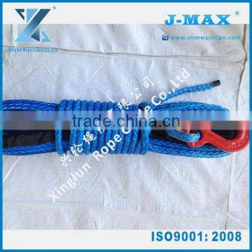 12strand J-MAX 10mm*28m UHMWPE synthetic winch rope for offroad cars