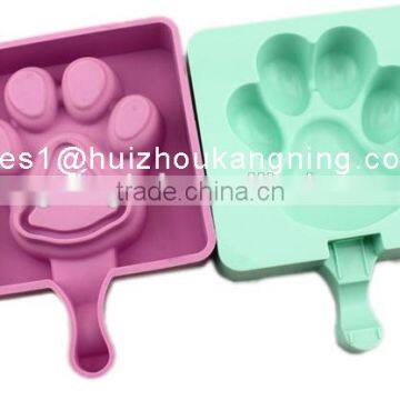 2016 New Design Bear Paw Silicone Popsicle Mold