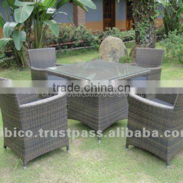 2012 New Garden Dining Set/ modern furniture for outdoor use