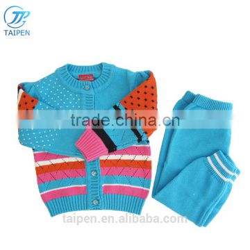 Baby Boy Colorful Knitting Pattern Cardigan Stweater Designs For Kids Unisex Kids Sweater