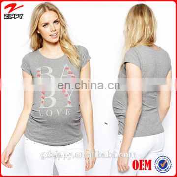 2014 New Look Maternity Printing T-shirt Wholesale Maternity Clothing