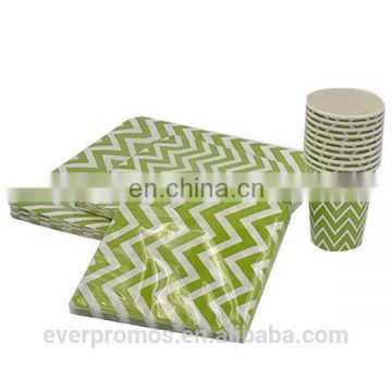 Party Decoration Sets ( Paper Napkins, Cups and Plates)